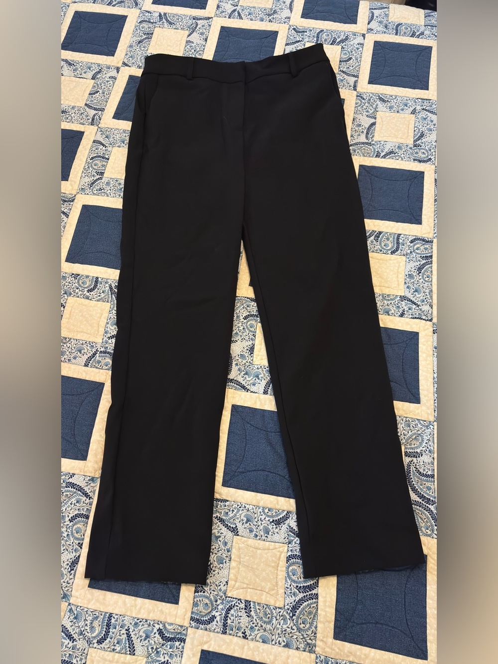 Black Straight Leg Dress Pants